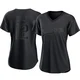 Alex Call ＃12 Los Angeles Dodgers Authentic Women's Black Pitch Fashion Jersey