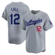 Alex Call ＃12 Los Angeles Dodgers Limited Men's Gray Away Jersey