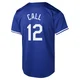 Alex Call ＃12 Los Angeles Dodgers Limited Men's Royal Alternate Jersey
