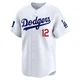 Alex Call ＃12 Los Angeles Dodgers Limited Men's White 2024 World Tour Seoul Series Home Jersey