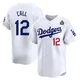 Alex Call ＃12 Los Angeles Dodgers Limited Men's White Home 2024 World Series Jersey