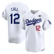 Alex Call ＃12 Los Angeles Dodgers Limited Men's White Home 2025 World Series Jersey