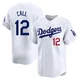 Alex Call ＃12 Los Angeles Dodgers Limited Men's White Home Jersey