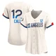 Alex Call ＃12 Los Angeles Dodgers Limited Women's Cream 2024 City Connect Jersey