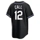 Alex Call ＃12 Los Angeles Dodgers Replica Youth Black Fashion Out Jersey