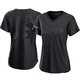 Alex Freeland ＃76 Los Angeles Dodgers Authentic Women's Black Pitch Fashion 2024 World Series Champions Jersey