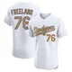 Alex Freeland ＃76 Los Angeles Dodgers Elite Men's Gold White 2025 Collection Jersey