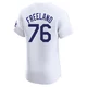 Alex Freeland ＃76 Los Angeles Dodgers Elite Men's White Home Jersey