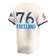 Alex Freeland ＃76 Los Angeles Dodgers Limited Men's Cream 2024 City Connect World Series Champions Jersey