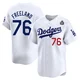 Alex Freeland ＃76 Los Angeles Dodgers Limited Men's White Home 2024 World Series Jersey