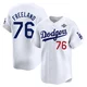 Alex Freeland ＃76 Los Angeles Dodgers Limited Men's White Home 2025 World Series Jersey