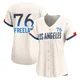 Alex Freeland ＃76 Los Angeles Dodgers Limited Women's Cream 2024 City Connect Jersey