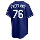 Alex Freeland ＃76 Los Angeles Dodgers Limited Youth Royal Alternate Stadium Jersey