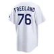 Alex Freeland ＃76 Los Angeles Dodgers Limited Youth White Home Stadium Jersey
