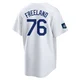 Alex Freeland ＃76 Los Angeles Dodgers Replica Men's White 2024 World Tour Seoul Series Home Jersey