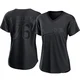 Alex Freeland ＃76 Los Angeles Dodgers Replica Women's Black Pitch Fashion Jersey