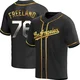 Alex Freeland ＃76 Los Angeles Dodgers Replica Youth Gold Black en Alternate Jersey