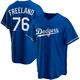 Alex Freeland ＃76 Los Angeles Dodgers Replica Youth Royal Alternate Jersey