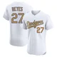 Alex Reyes ＃27 Los Angeles Dodgers Elite Men's Gold White 2025 Collection Jersey