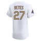 Alex Reyes ＃27 Los Angeles Dodgers Elite Men's Gold White 2025 Collection Jersey