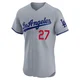 Alex Reyes ＃27 Los Angeles Dodgers Elite Men's Gray Road Jersey