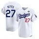 Alex Reyes ＃27 Los Angeles Dodgers Limited Men's White Home 2025 World Series Jersey