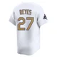 Alex Reyes ＃27 Los Angeles Dodgers Limited Youth Gold White 2025 Collection Jersey