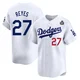 Alex Reyes ＃27 Los Angeles Dodgers Limited Youth White Home 2024 World Series Jersey
