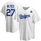 Alex Reyes ＃27 Los Angeles Dodgers Replica Youth White Home 2024 World Series Jersey
