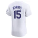Austin Barnes ＃15 Los Angeles Dodgers Elite Men's White Home Jersey