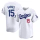Austin Barnes ＃15 Los Angeles Dodgers Limited Men's White 2024 World Tour Seoul Series Home Jersey