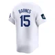 Austin Barnes ＃15 Los Angeles Dodgers Limited Men's White 2024 World Tour Seoul Series Home Jersey