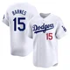 Austin Barnes ＃15 Los Angeles Dodgers Limited Men's White Home Jersey