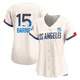 Austin Barnes ＃15 Los Angeles Dodgers Limited Women's Cream 2024 City Connect Jersey