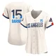 Austin Barnes ＃15 Los Angeles Dodgers Limited Women's Cream 2024 City Connect World Series Champions Jersey