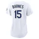 Austin Barnes ＃15 Los Angeles Dodgers Limited Women's Gold White 2026 Collection Stadium Jersey