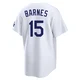 Austin Barnes ＃15 Los Angeles Dodgers Limited Youth White Home Stadium Jersey