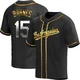 Austin Barnes ＃15 Los Angeles Dodgers Replica Men's Gold Black en Alternate Jersey
