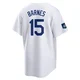 Austin Barnes ＃15 Los Angeles Dodgers Replica Men's White 2024 World Tour Seoul Series Home Jersey