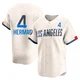 Babe Herman ＃4 Los Angeles Dodgers Limited Men's Cream 2024 City Connect Jersey