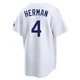 Babe Herman ＃4 Los Angeles Dodgers Limited Men's White Home Stadium Jersey