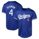 Babe Herman ＃4 Los Angeles Dodgers Limited Youth Royal Alternate Jersey