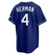 Babe Herman ＃4 Los Angeles Dodgers Limited Youth Royal Alternate Stadium Jersey