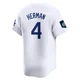 Babe Herman ＃4 Los Angeles Dodgers Limited Youth White 2024 World Tour Seoul Series Home Jersey