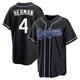 Babe Herman ＃4 Los Angeles Dodgers Replica Youth Black Fashion Out Jersey