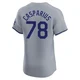 Ben Casparius ＃78 Los Angeles Dodgers Elite Men's Gray Road Jersey