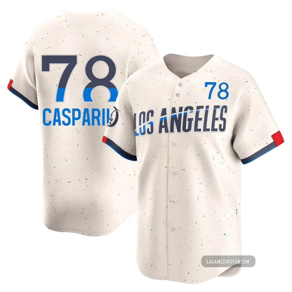 Ben Casparius ＃78 Los Angeles Dodgers Limited Men's Cream 2024 City Connect Jersey