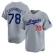 Ben Casparius ＃78 Los Angeles Dodgers Limited Men's Gray Away Jersey