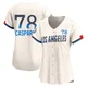 Ben Casparius ＃78 Los Angeles Dodgers Limited Women's Cream 2024 City Connect Jersey