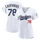 Ben Casparius ＃78 Los Angeles Dodgers Limited Women's Gold White 2026 Collection Stadium Jersey